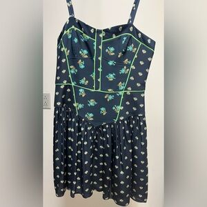 Rebecca Taylor Navy Textured Dress